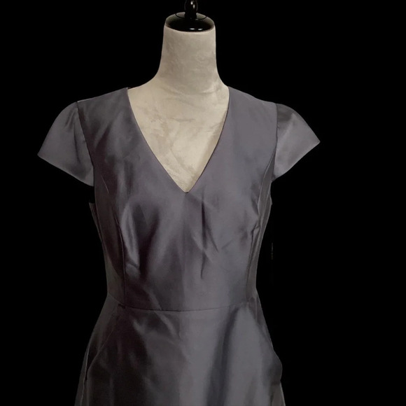 Alfred Sung gown womens SZ 10  sateen bridesmaids prom elegant classic f… - Picture 2 of 12